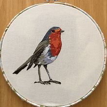 Mi Proyecto del curso: Pintar con hilo: técnicas de ilustración textil. Un progetto di Illustrazione tradizionale, Ricamo e Textile Design di Juliana Cifra Marin - 05.07.2021