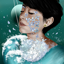 RITRATTO FANTASTICO. Traditional illustration, and Digital Drawing project by Michela Antonuccio - 01.12.2022