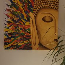 Peinture sur toile réalisée au couteau.. Un proyecto de Pintura de Emilie M - 24.01.2022