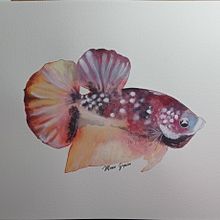 Mi Proyecto del curso: Técnicas experimentales de acuarela para principiantes. Projekt z dziedziny Trad, c, jna ilustracja,  Sztuki piękne, Malowanie akwarelą, Ilustracja naturalist i czna użytkownika Maria Garrido García - 27.02.2022