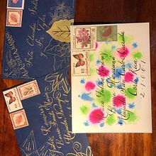 Mi Proyecto del curso: Técnicas de caligrafía moderna con plumilla flexible. Un progetto di Calligrafia, Lettering, H e lettering di Monica Palma - 25.01.2022