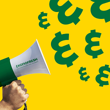 Ekonofresh: Branding. Un progetto di Br, ing, Br, identit, Design per i social network, Design di poster  e Design di loghi di Christopher Pierce - 18.01.2022