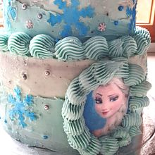 Bolo Buttercream Frozen . Design, Fotografie alimentară și Creativitate de Raquel Monteiro - 11.22.2021