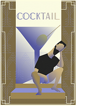My project in Art Deco Style for Digital Illustration course. Un projet de Illustration traditionnelle, Beaux Arts, Conception d'affiches et Illustration numérique de Eduardo Peixoto - 27.04.2021