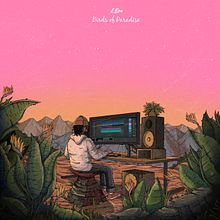 L.dre Birds of Paradise Cover Art and Vinyl Sleeve. Un progetto di Illustrazione tradizionale di Jim Spendlove - 25.01.2022