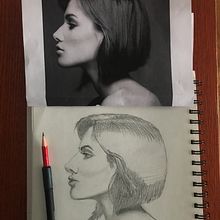 Mon projet du cours : Carnet de portraits : explorez le visage humain. Sketching, Drawing, Portrait Drawing, Artistic Drawing, and Sketchbook project by Patrick - 01.25.2022