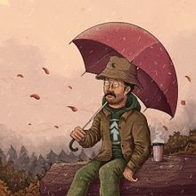 Autumn Character - Personal Project. Een project van Traditionele illustratie van Jim Spendlove - 25.01.2022