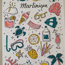 Mon projet du cours : Initiation au doodling créatif et au lettering manuel. Een project van Traditionele illustratie,  Belettering,  Tekening,  H y lettering van blandine_quencez - 25.01.2022