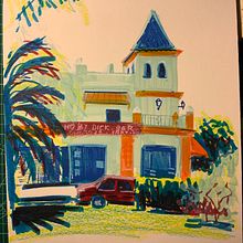 Mi Proyecto del curso: Urban sketching contemporáneo con técnicas mixtas. Traditional illustration, Painting, Architectural Illustration & Ink Illustration project by Cuca Santurino - 01.25.2022