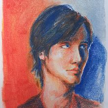Mi Proyecto del curso: Dibujo de retratos expresivos con tizas pastel. Traditional illustration, Fine Arts, Drawing, Portrait Drawing, and Artistic Drawing project by Daniela Morales - 01.24.2022