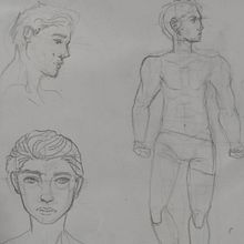 Mi Proyecto del curso: Dibujo anatómico para principiantes. Fine Arts, Sketching, Pencil Drawing, Drawing, Realistic Drawing, and Figure Drawing project by Jessica Canul Rodríguez - 01.20.2022