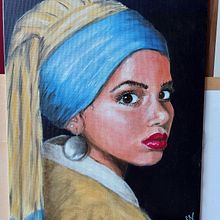 My project in Introduction to Realistic Oil Portraiture course. Fine Arts, Painting, and Oil Painting project by Janneke Vrijdag - 01.26.2022