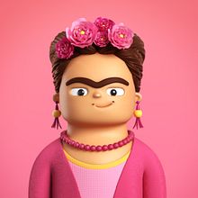 My project in 3D Self-Portraits Creation for Social Media in Cinema 4D course. Un proyecto de 3D, Modelado 3D y Diseño de personajes 3D de YIPPIEHEY - 26.01.2022