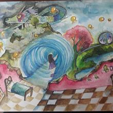Mi Proyecto del curso: Ilustración en acuarela con influencia japonesa. Projekt z dziedziny Trad, c, jna ilustracja,  R, sunek i Malowanie akwarelą użytkownika calguiar - 26.01.2022