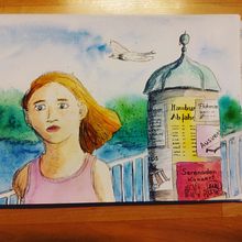Vera rennt. Un proyecto de Ilustración tradicional de Elke Sauter - 26.01.2022