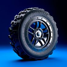 3D // Wheel #2. Design, 3D, 3D Modeling, 3D Design, and Automotive Design project by Eva Rodríguez Solís - 01.26.2022