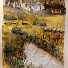 Mi Proyecto del curso: Paisajes naturales en acuarela. Fine Arts, Painting, and Watercolor Painting project by Paula FERREYRA - 01.27.2022