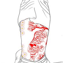 My project in Custom Tattoo Design with Procreate course. Un progetto di Illustrazione tradizionale, Graphic design, Disegno, Illustrazione digitale, Design di tatuaggi e Disegno digitale di delhillustrations - 27.01.2022