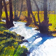 Creating light, texture and form. Representing the essence of nature.. Projekt z dziedziny  Malarstwo użytkownika Richard Thorn - 27.01.2022