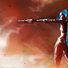 Arcane - Jinx. Traditional illustration, Creativit, Drawing, Digital Illustration, Digital Drawing, and Digital Painting project by Marco Panarese - 01.25.2022