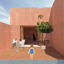 Mi Proyecto del curso: Representación gráfica de proyectos arquitectónicos. Architecture, Graphic Design, Interior Architecture, Interior Design, L, scape Architecture, Collage, Digital Architecture, and Architectural Illustration project by Cami Lancellotti - 01.27.2022
