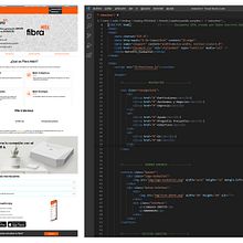 Landing Page Html/CSS/JS Fibramax. Web Development, HTML, CSS, and JavaScript project by Ruben Guerrero Muñoz - 01.22.2022