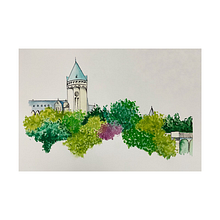 Mi Proyecto del curso: Cuaderno de viaje en acuarela. Projekt z dziedziny Trad, c, jna ilustracja, Malowanie akwarelą,  R, sunek architektoniczn i Sketchbook użytkownika Andrea Reyna Vigueras - 25.01.2022