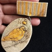 Mój projekt z kursu: Biżuteria ceramiczna dla początkujących. Projekt z dziedziny Projektowanie dodatków, Projektowanie biżuterii i Ceramika użytkownika an_narloch - 28.01.2022