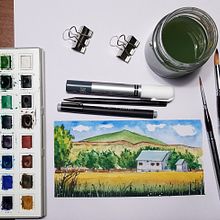Il mio progetto del corso: Diario di viaggio ad acquerello. Traditional illustration, Watercolor Painting, Architectural Illustration, and Sketchbook project by giuseppezorza - 01.25.2022