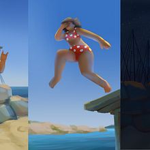My project in Lighting Principles for Digital Painting course. Traditional illustration, Digital Illustration, and Digital Painting project by Tala Lavinia - 02.03.2022
