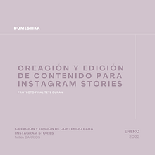 Mi Proyecto del curso: Creación y edición de contenido para Instagram Stories. Een project van Social media, Mobiele fotografie, Digitale marketing, Digitale fotografie, Mobiele marketing, Instagram,  Contentmarketing, Fotografie voor Instagram, Marketing voor Instagram, Lifest y le fotografie van Teté Durán - 28.01.2022