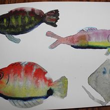 Wet in Wet Fish Ein Projekt aus dem Bereich Aquarellmalerei von Barbara Malcolm - 28.01.2022