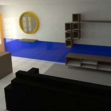 Renovación de interiores sala/oficina. Un progetto di Artigianato, Design e creazione di mobili, Interior design, DIY, Falegnameria  e Progettazione dello spazio di Melissa Mendez - 22.01.2022