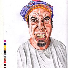 Autoretrato de 2020. Un progetto di Disegno realistico e Disegno con matite colorate di marcus.viniciusgorga - 28.01.2022