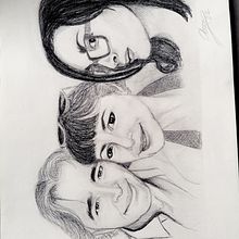 Mi Proyecto del curso: Sketchbook de retrato: explora el rostro humano. Un proyecto de Bocetado, Dibujo de Retrato, Dibujo artístico y Sketchbook de Maria Arce - 29.01.2022