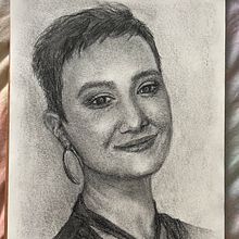 charcoal portrait. Portrait Drawing, and Realistic Drawing project by cherryl darling - 12.07.2021