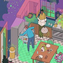 New Scientist - "How our environment is making us sick, and what we can do about it". Traditional illustration project by Kyle Ellingson - 01.07.2022