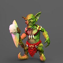 Gobling Curso Introducción a ZBrush Ein Projekt aus dem Bereich 3D, Design von Figuren und 3-D-Modellierung von Diego Fernando Berrio Castañeda - 19.01.2022