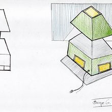 Proyecto Final: Lampara. Un proyecto de Diseño industrial, Diseño de producto, Bocetado, Dibujo, Dibujo realista e Ilustración con tinta de enriquegzmnvelarde - 29.01.2022