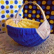 My project in Contemporary Artisanal Basketwork course. Arts, Crafts, Interior Design, Decoration, Fiber Arts, and Textile Design project by Cinzia Chiesa - 01.28.2022