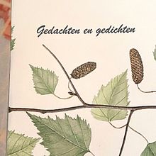 gedichtenbundel  papa. Bookbinding, Accessor, and Design project by Elma van Kruijssen - 01.29.2022