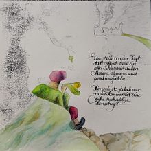 Mein Kursprojekt: Grafisches Experimentieren für illustrierte Geschichten -  Der Gärtner und die Herrschaft, ein Märchen von Hans Christian Andersen. Traditional illustration, Stor, and telling project by uteunddasskizzenbuch - 01.29.2022