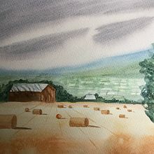 Il mio progetto del corso: Paesaggi ad acquerello: strumenti e tecniche sperimentali. Fine Arts, Painting, and Watercolor Painting project by Laura Scuriatti - 01.29.2022