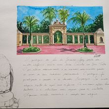 Um dia no zoo. Traditional illustration project by Patrícia Gonsalves - 01.29.2022