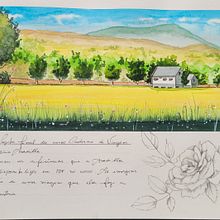 Meu projeto do curso: Caderno de viagem em aquarela. Traditional illustration, Watercolor Painting, Architectural Illustration, and Sketchbook project by Patrícia Gonsalves - 01.29.2022