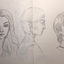 My project in Portrait Sketchbooking: Explore the Human Face course. Projekt z dziedziny Sketching,  R, sunek, Portret,  R, sunek art, st, czn i Sketchbook użytkownika h t - 29.01.2022