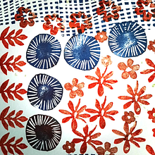 My project in Sketchbooking with Handmade Stamps course. Traditional illustration, Pattern Design, Printing, Sketchbook, and Engraving project by Zoran Vidaković - 01.30.2022
