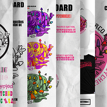 ILUSTRATION FOR MERCH [ CONCEPT: PIG X PSYCHEDELIC] . % Fernando Morando tarafından hazırlanan Geleneksel illüstras, on, Kostüm Tasarımı, Ve Serigrafi Baskı projesi - 01.26.2022