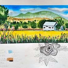 Meu projeto do curso: Caderno de viagem em aquarela. Ilustração tradicional, Pintura em aquarela, Ilustração arquitetônica, e Sketchbook projeto de liliangar6 - 29.01.2022