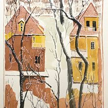 My project in Pictorial Sketchbook with Gouache course. Un progetto di Illustrazione tradizionale, Bozzetti, Disegno, Illustrazione architettonica, Sketchbook e Pittura gouache di Carol Bowen - 20.01.2022
